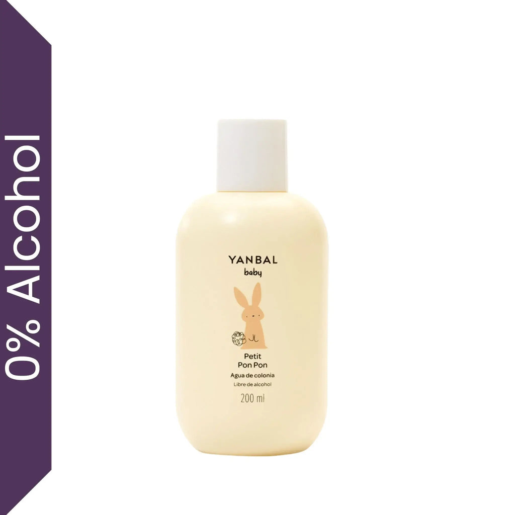 Agua de Colonia Yanbal Baby para bebés con aroma floral suave de manzanilla y lavanda, colonia sin alcohol para piel sensible con sensación de frescura y bienestar