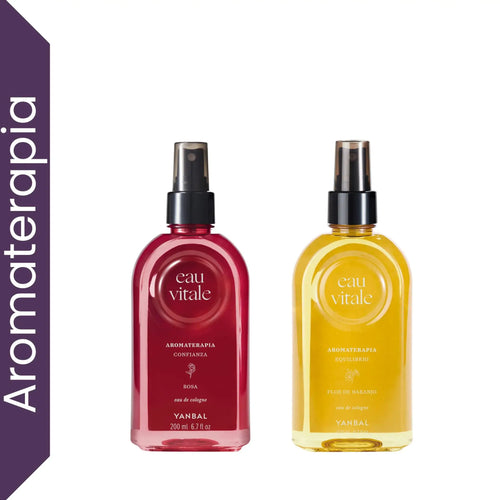 Colonias Eau Vitale para mujer de flor de naranjo y rosa, fragancias florales frescas y relajantes inspiradas en la aromaterapia, perfumes femeninos delicados ideales para todos los días.