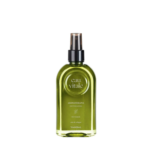 Eau Vitale Té Verde de Yanbal, colonia de aromaterapia con aroma herbal cítrico que promueve motivación, energía y sensación de dinamismo