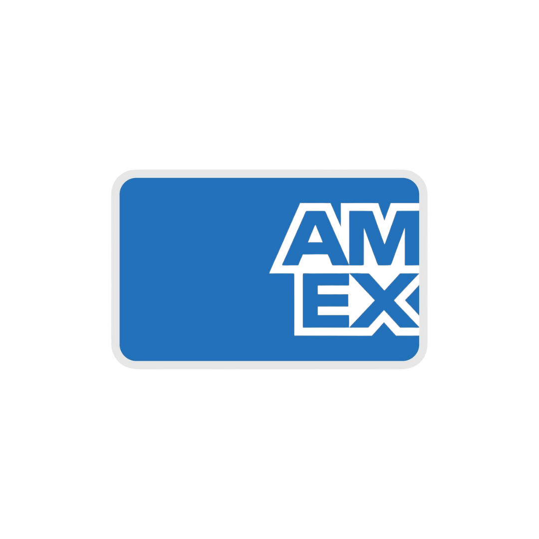Método de pago American Express aceptado en tienda online.