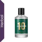 Perfume masculino herbal cítrico de alta intensidad sobre fondo blanco con notas de mandarina, lavanda y vetiver. Fragancia moderna, fresca y elegante para hombre, ideal para uso diario, oficina y ocasiones especiales en Colombia.